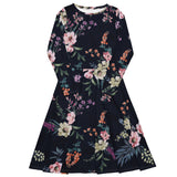 Dark Spring (Midi Dress - FB0082) - Trillii