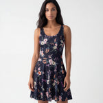 Dark Spring (Skater Dress - FB0082) - Trillii