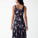 Dark Spring (Skater Dress - FB0082) - Trillii