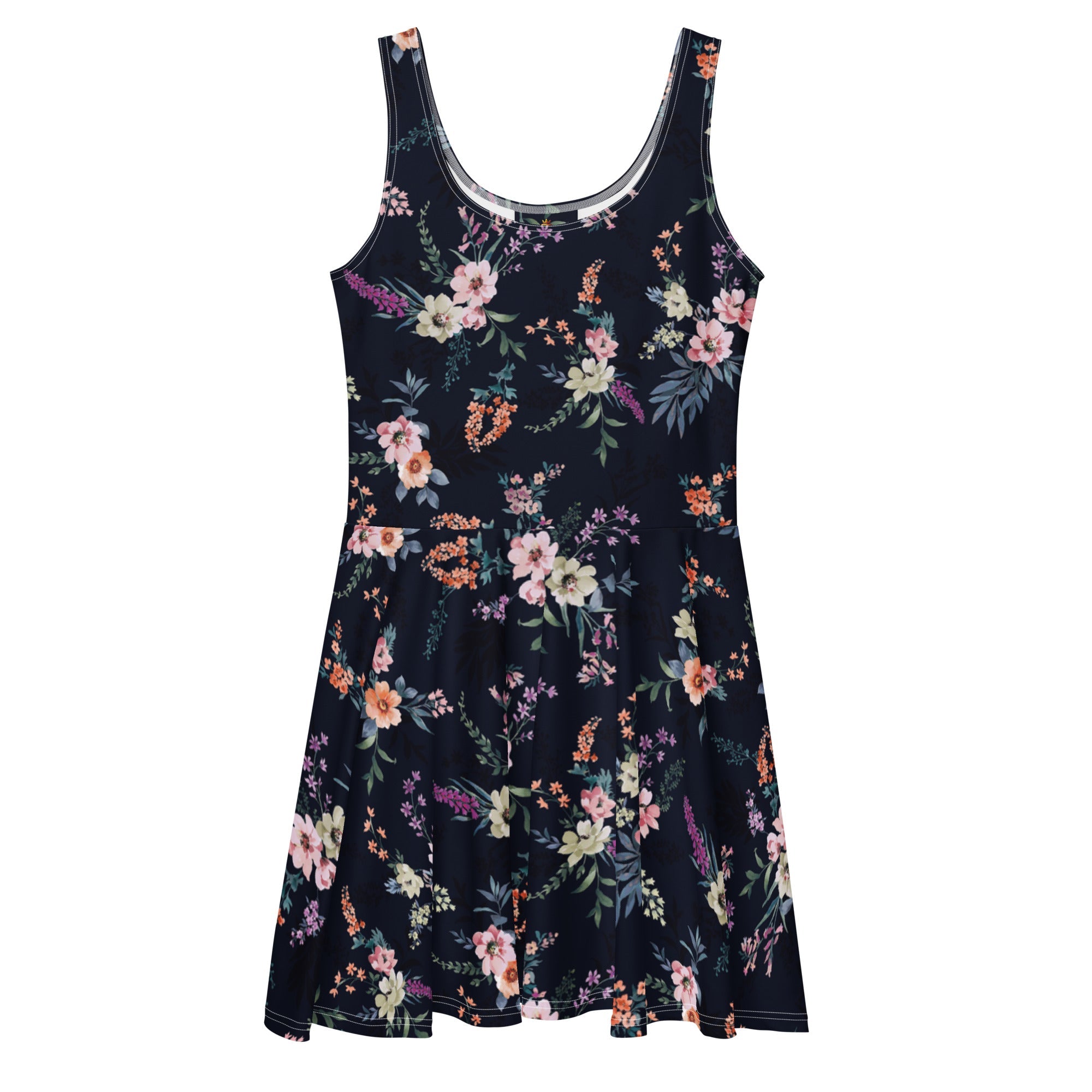 Dark Spring (Skater Dress - FB0082) - Trillii