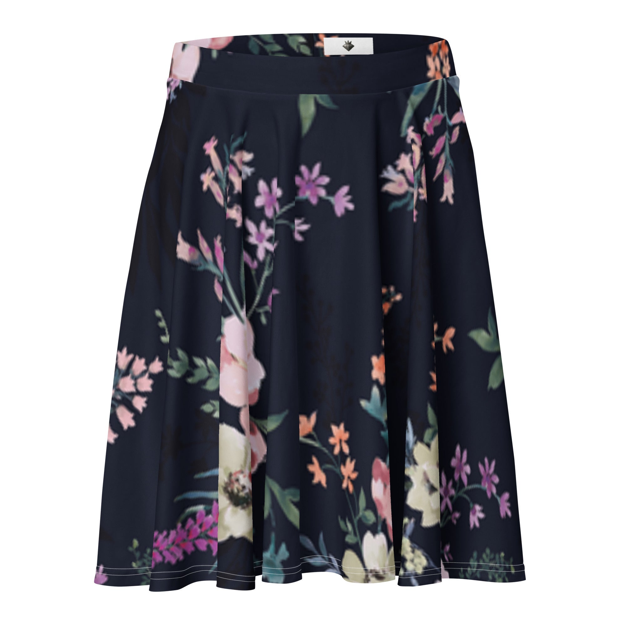 Dark Spring (Skater Skirt - FB0082) - Trillii