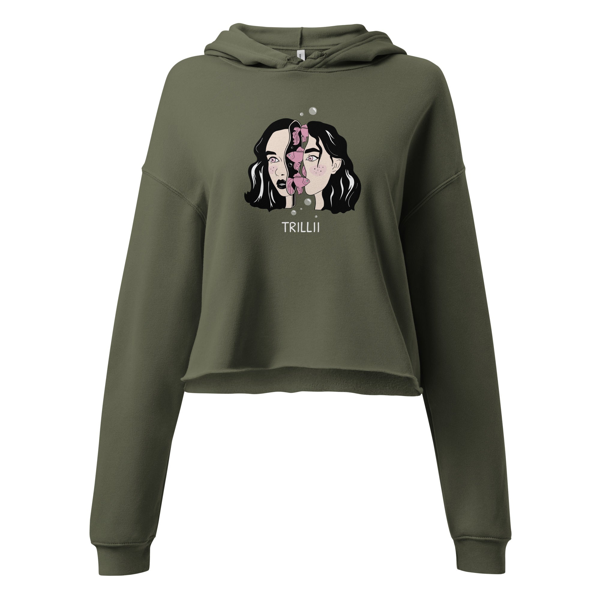 Deep Thoughts (Crop Hoodie) - Trillii