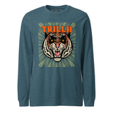 Demon Time (Men's Long Sleeve Tee - FB0140) - Trillii