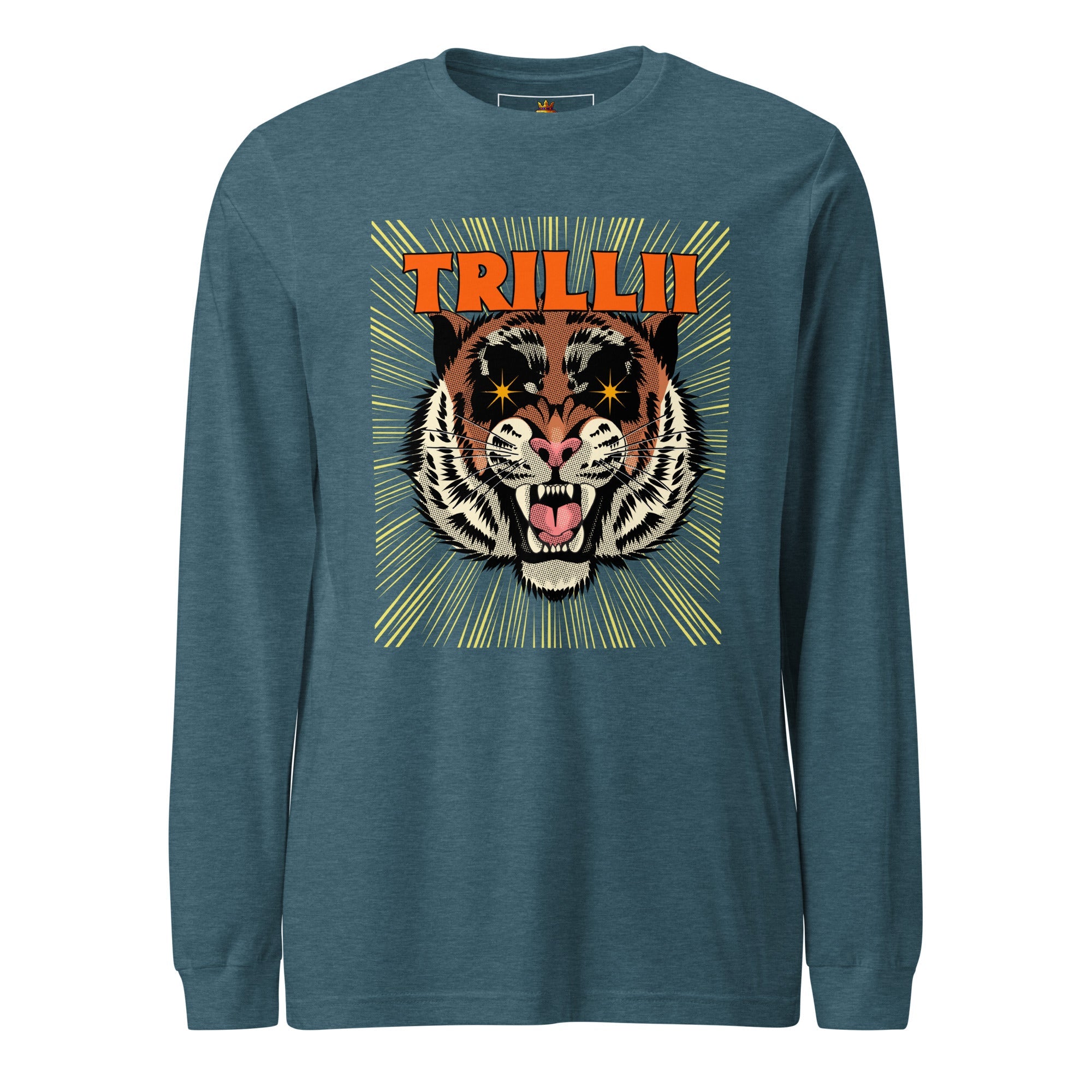 Demon Time (Men's Long Sleeve Tee - FB0140) - Trillii