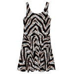 Diamond Zebra (Skater Dress - FB0085) - Trillii