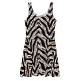 Diamond Zebra (Skater Dress - FB0085) - Trillii