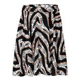 Diamond Zebra (Skater Skirt - FB0085) - Trillii