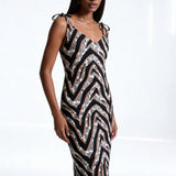 Diamond Zebra (Slip Dress - FB0085) - Trillii