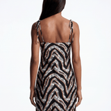 Diamond Zebra (Slip Dress - FB0085) - Trillii