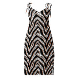 Diamond Zebra (Slip Dress - FB0085) - Trillii