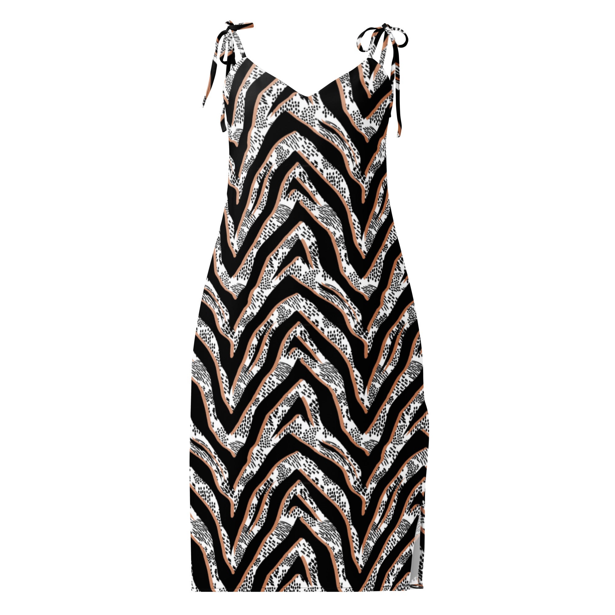 Diamond Zebra (Slip Dress - FB0085) - Trillii