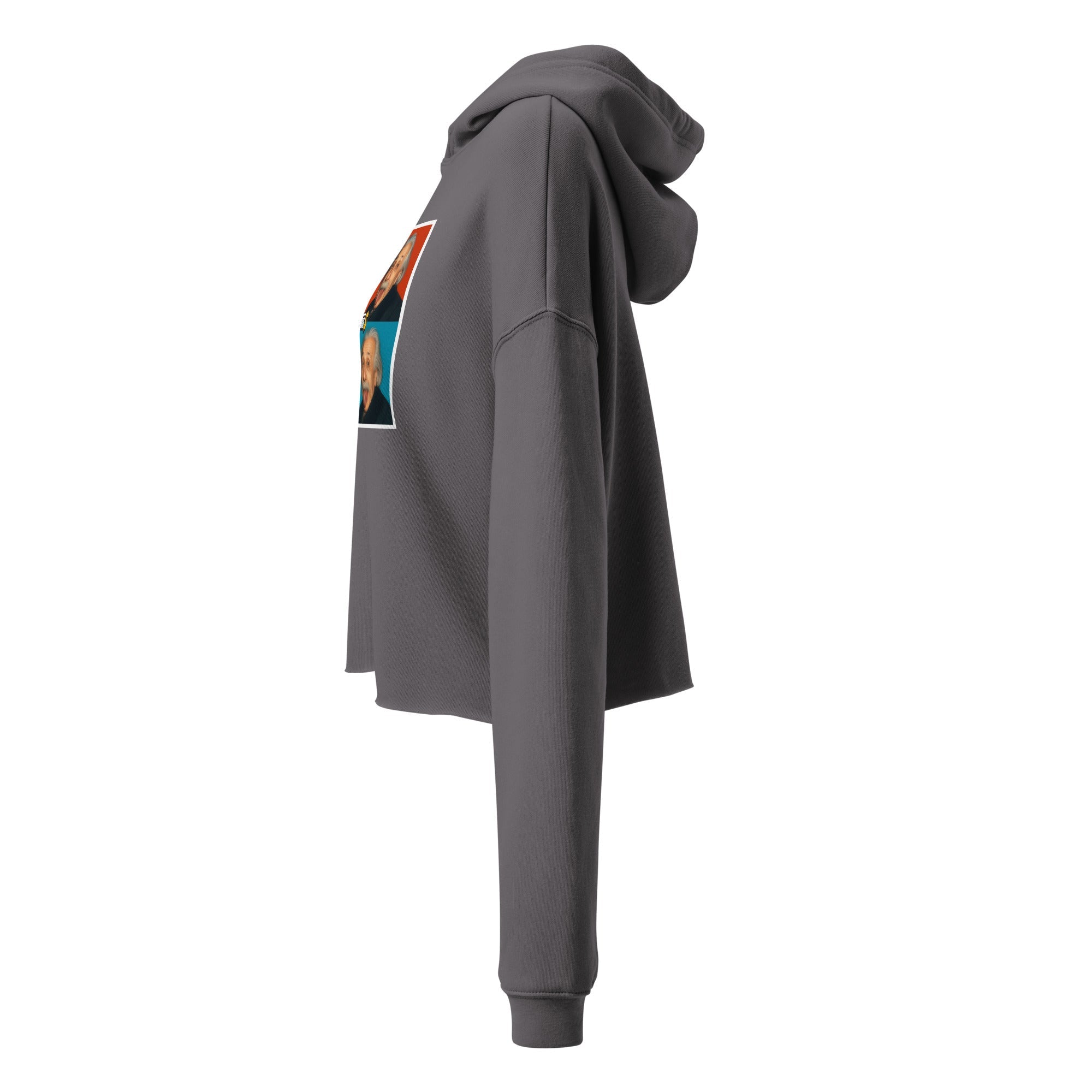 Einstein (Crop Hoodie - 0039) - Trillii