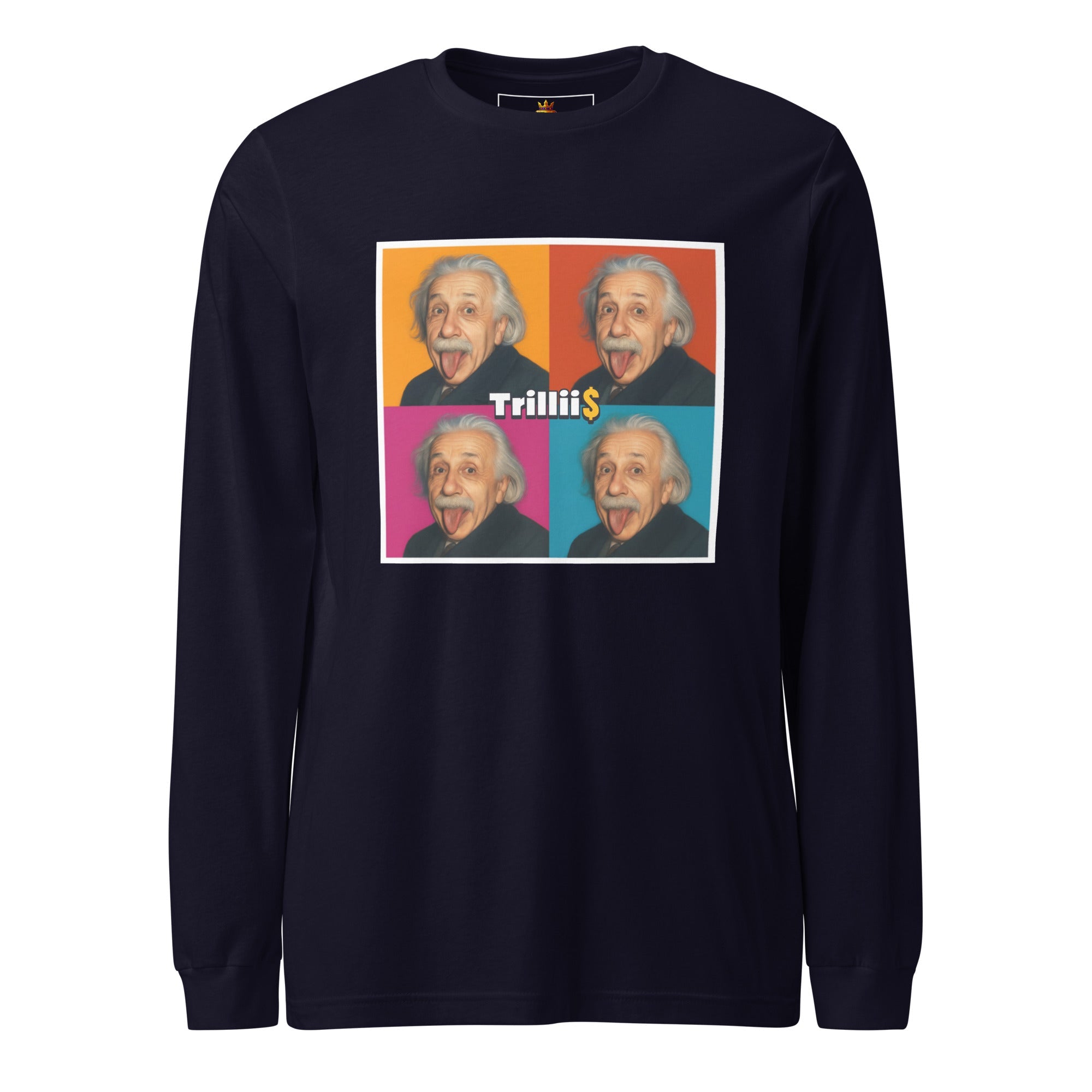 Einstein (Unisex Long Sleeve Tee - 0039) - Trillii