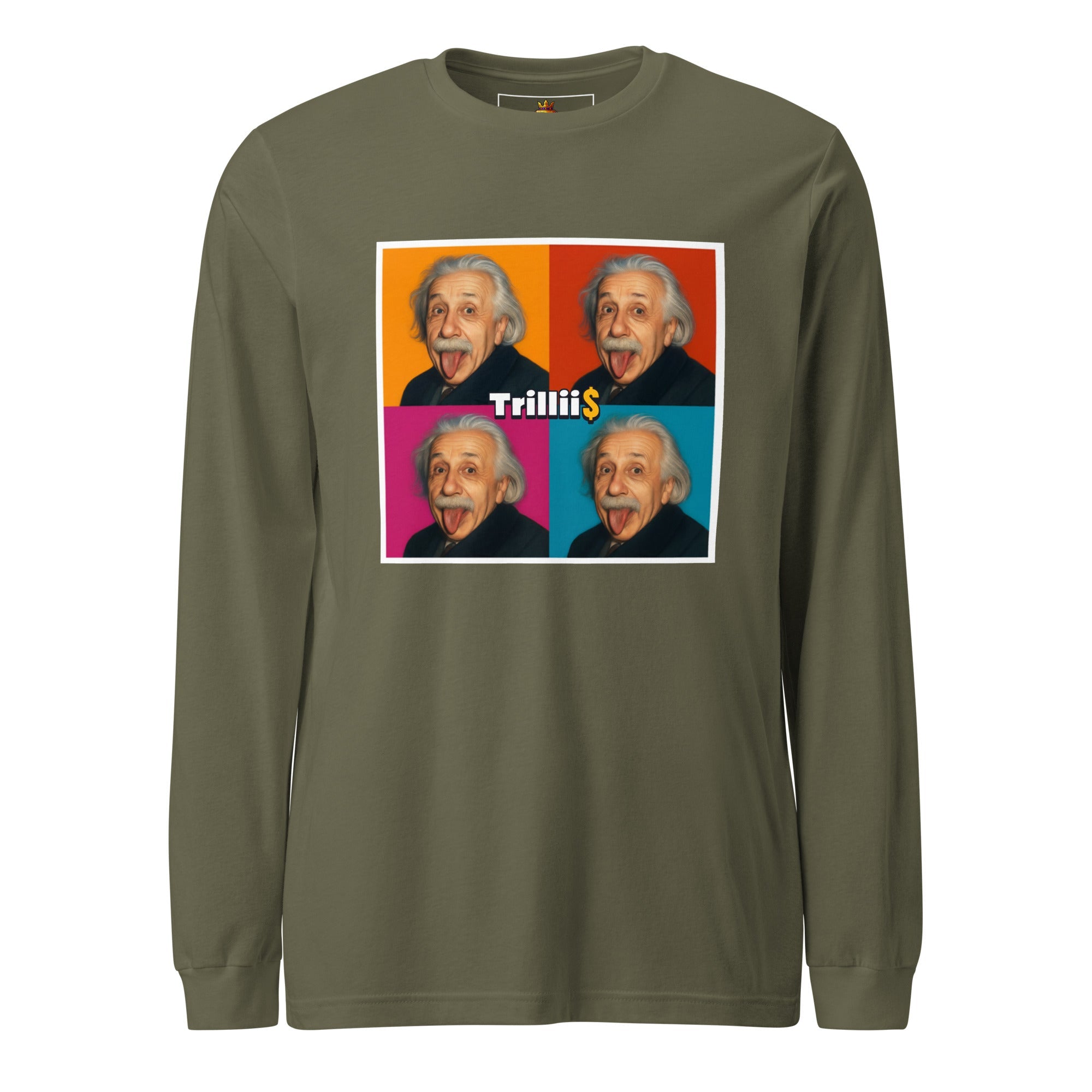 Einstein (Unisex Long Sleeve Tee - 0039) - Trillii