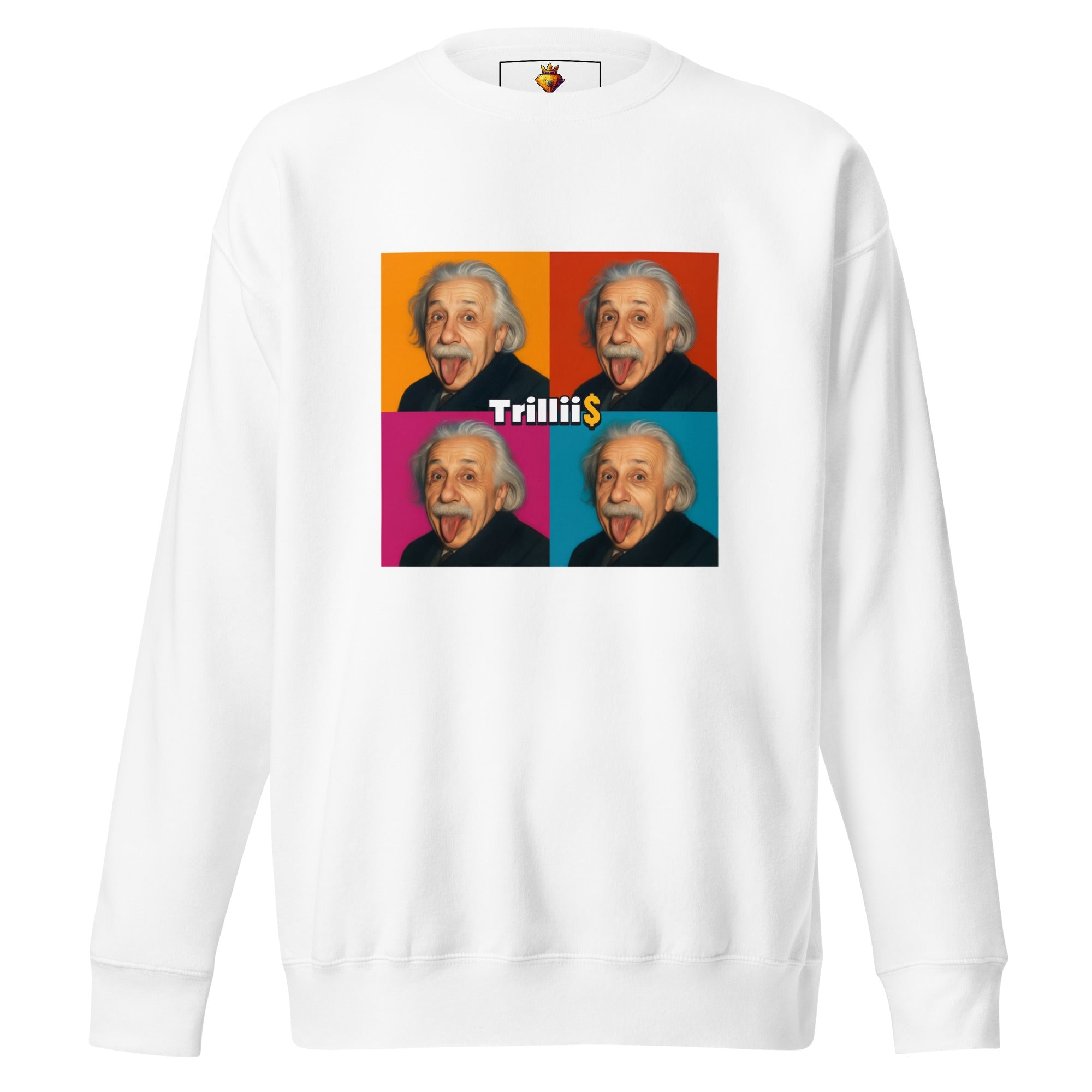 Einstein (Unisex Premium Sweatshirt - 0039) - Trillii