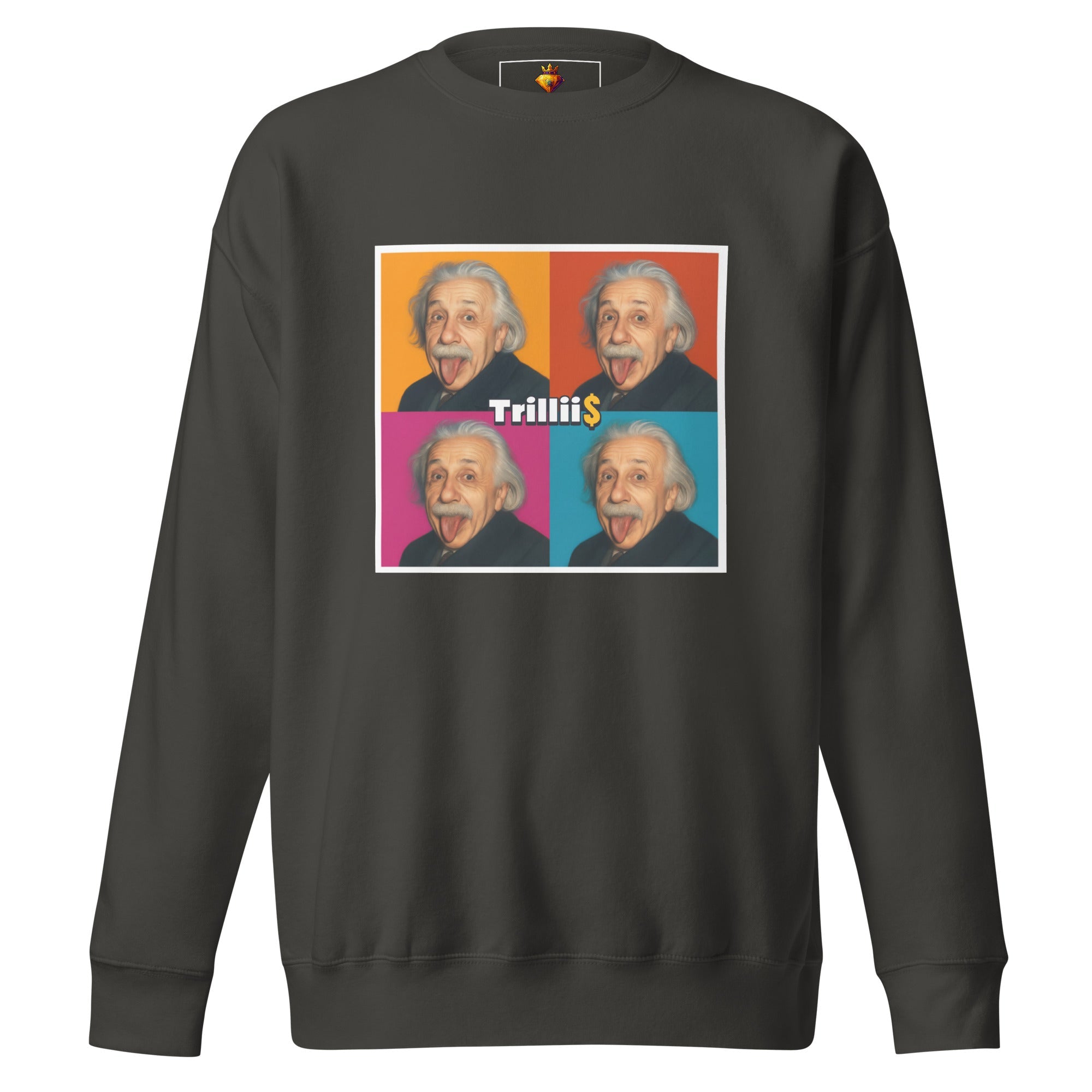 Einstein (Unisex Premium Sweatshirt - 0039) - Trillii