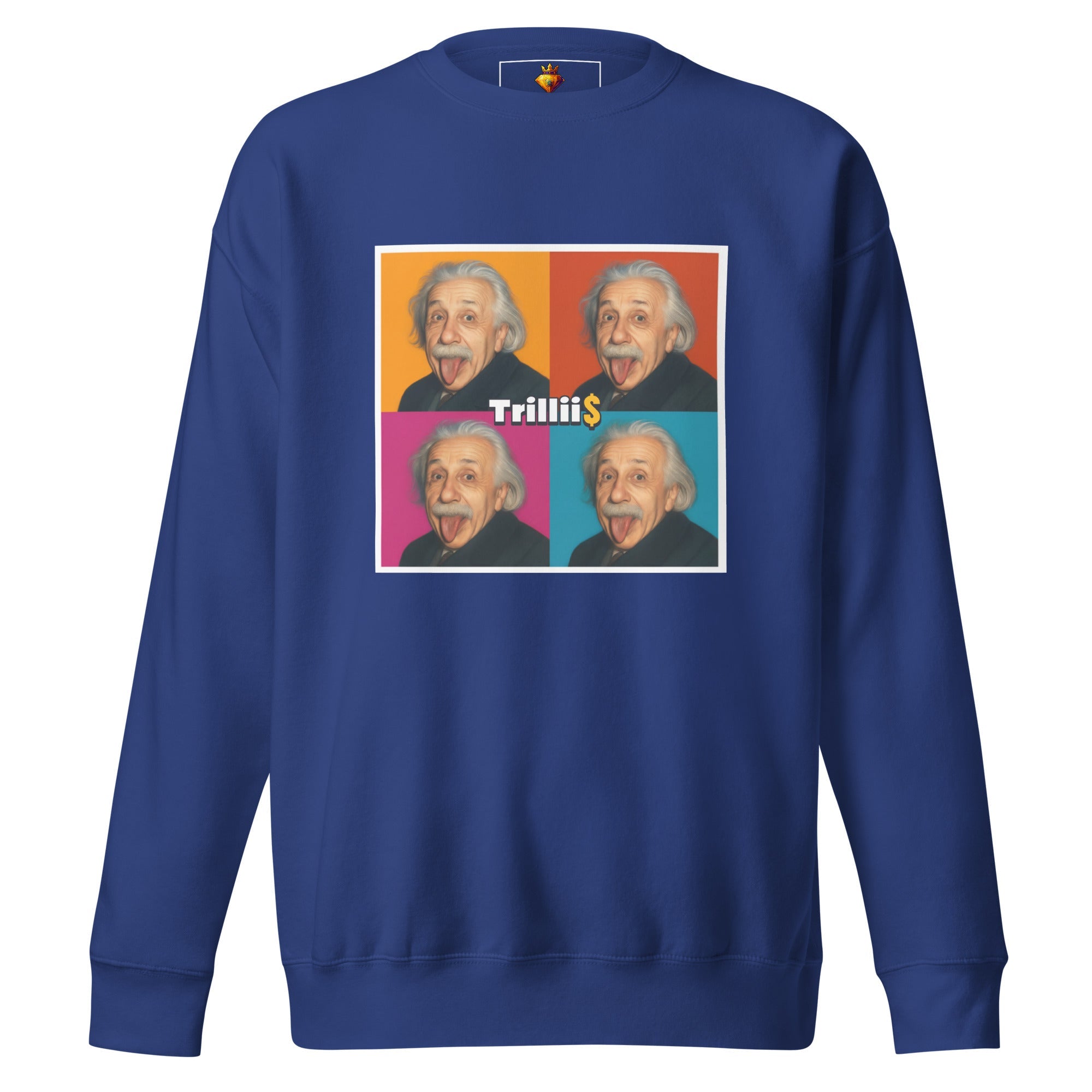 Einstein (Unisex Premium Sweatshirt - 0039) - Trillii