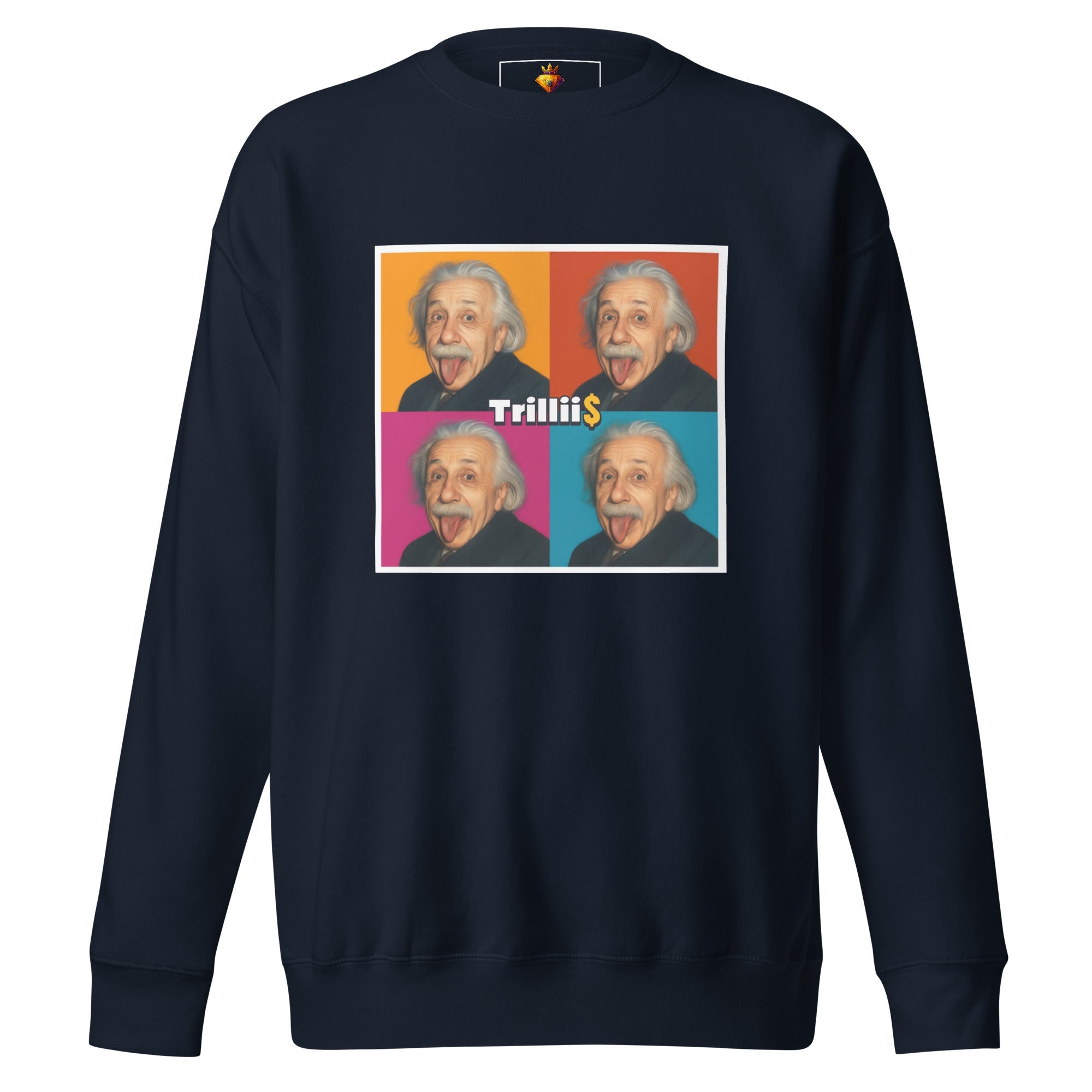 Einstein (Unisex Premium Sweatshirt - 0039) - Trillii
