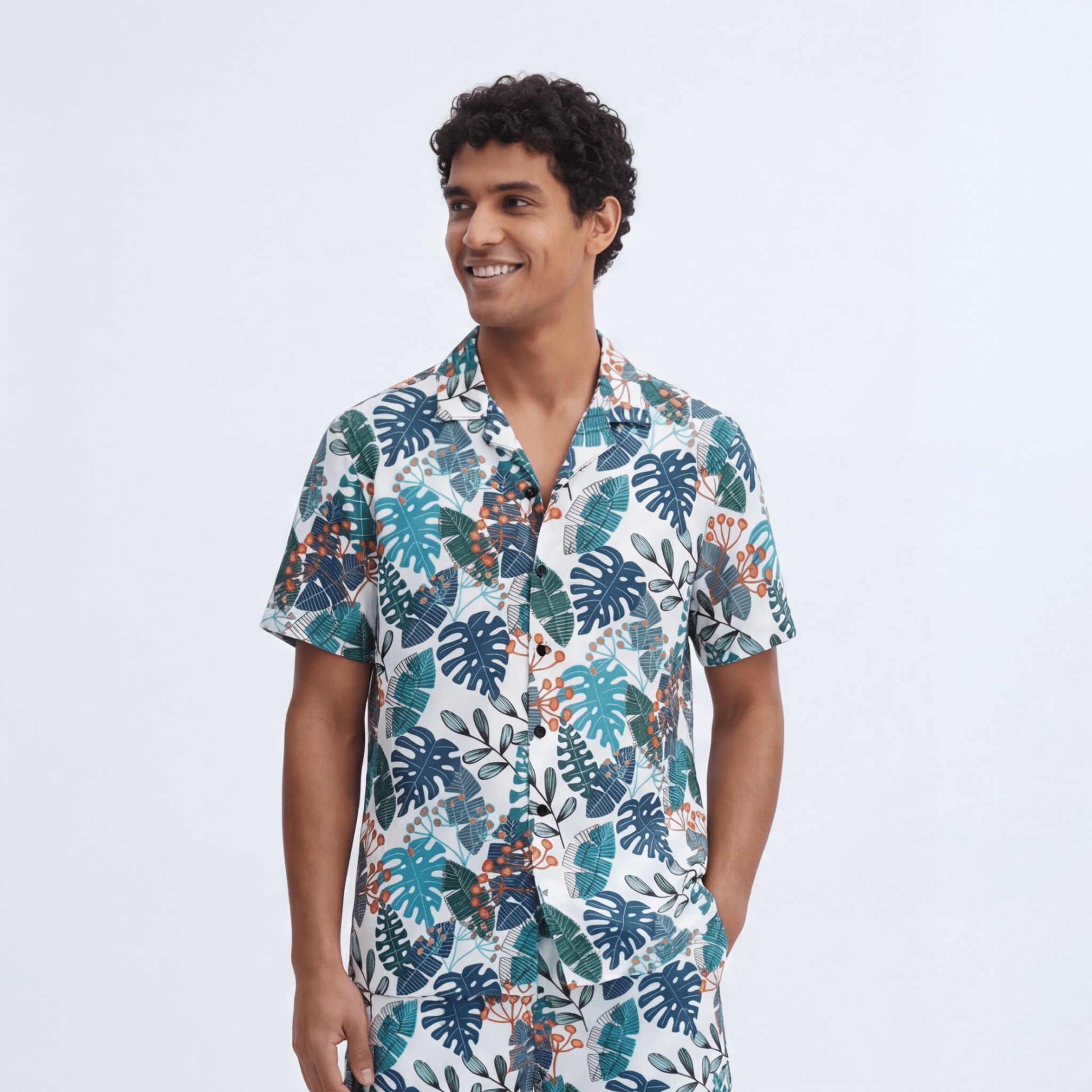 Everyone Leaves (Button Shirt - FB0072) - Trillii