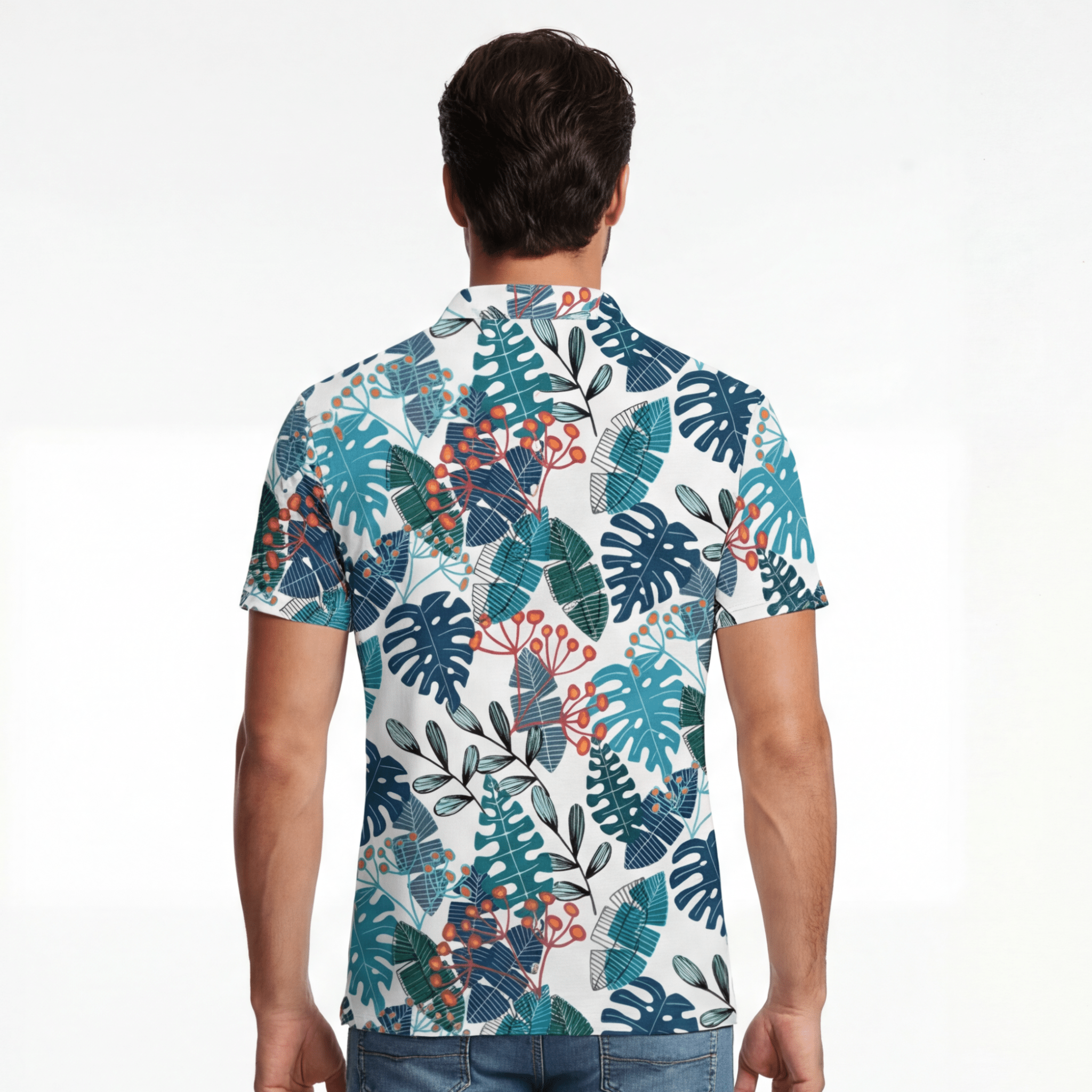 Everyone Leaves (Slim Fit Polo - FB0072) - Trillii