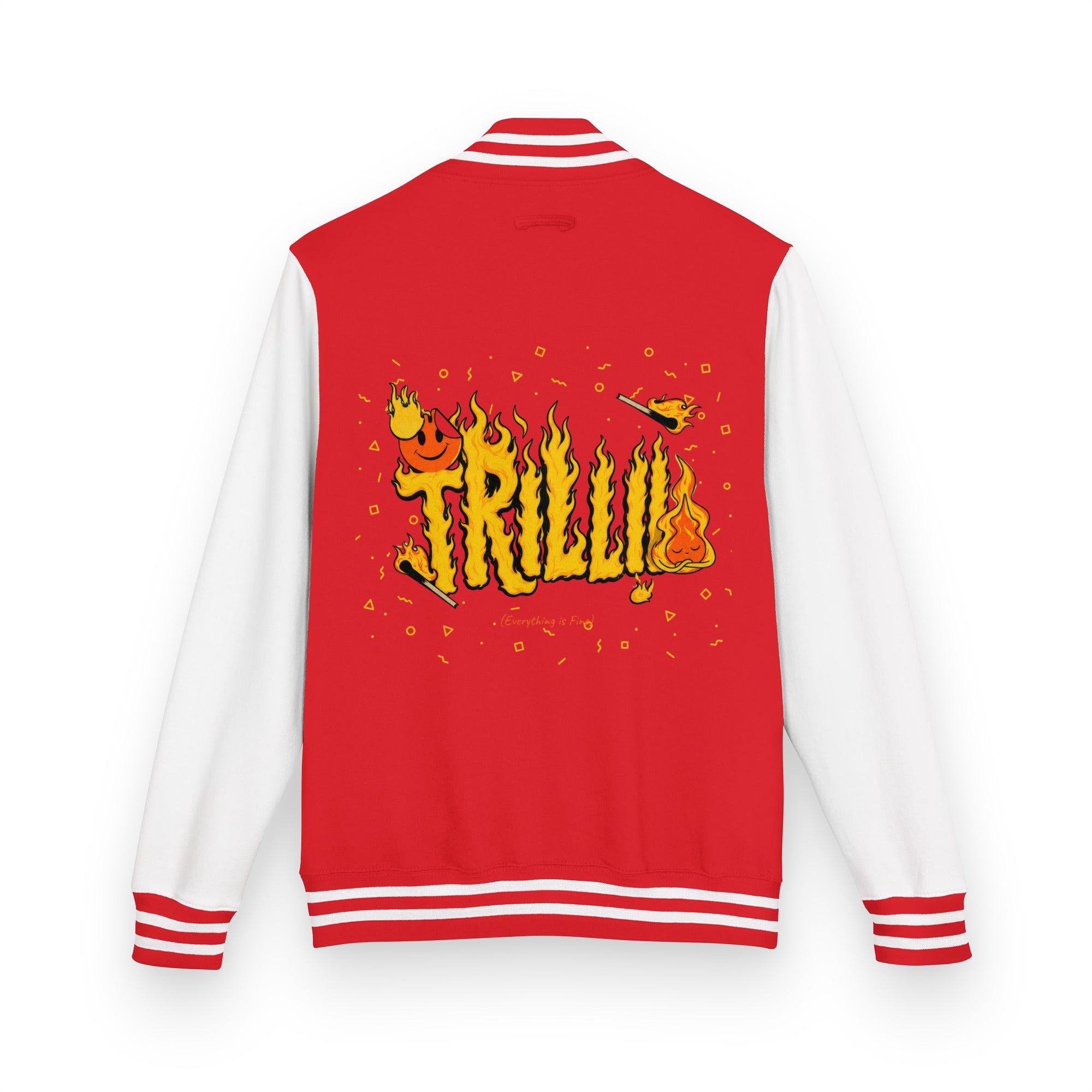 Everything is Fine (Heavyweight Letterman Jacket) - Trillii
