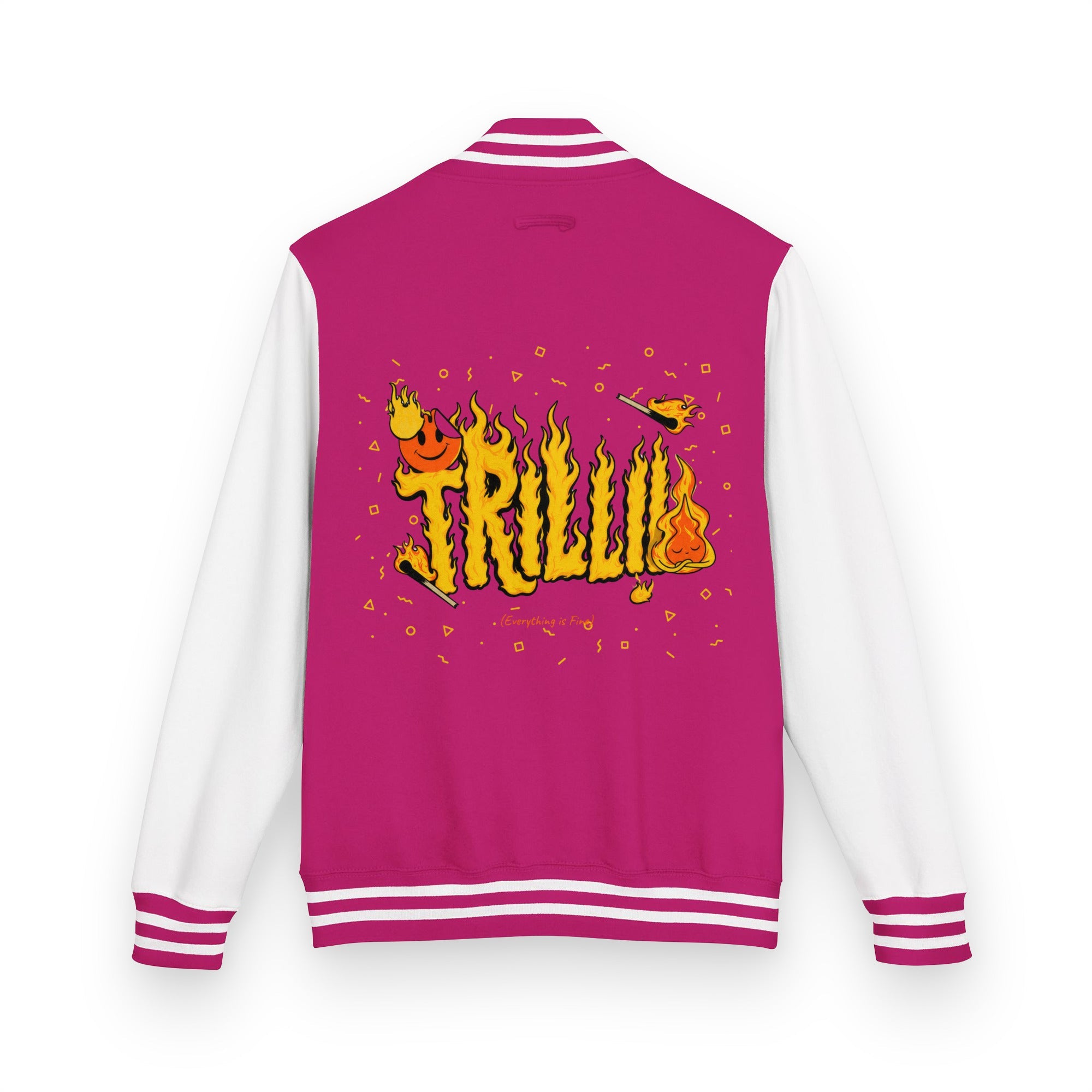 Everything is Fine (Heavyweight Letterman Jacket) - Trillii