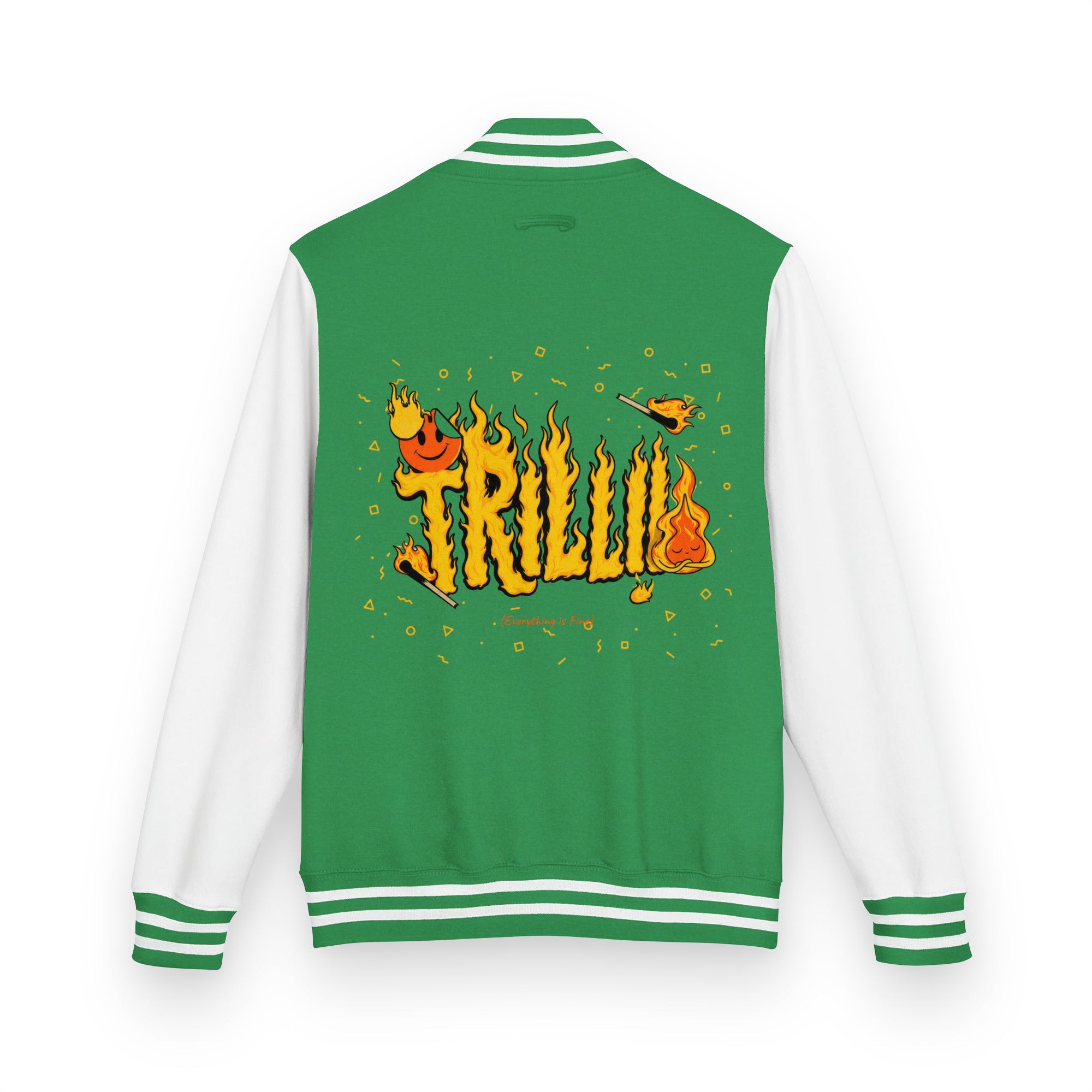 Everything is Fine (Heavyweight Letterman Jacket) - Trillii