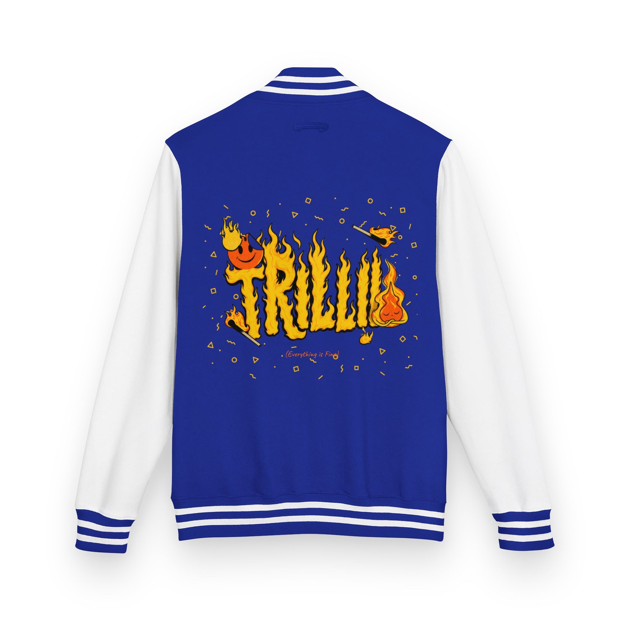 Everything is Fine (Heavyweight Letterman Jacket) - Trillii