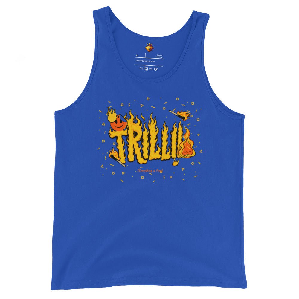 Everything is Fine (Men's Tank Top) - Trillii