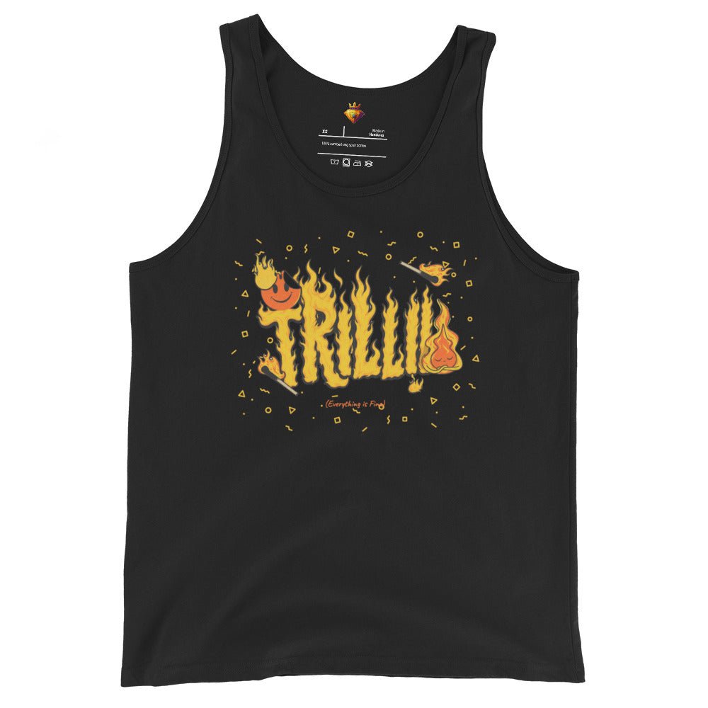 Everything is Fine (Men's Tank Top) - Trillii