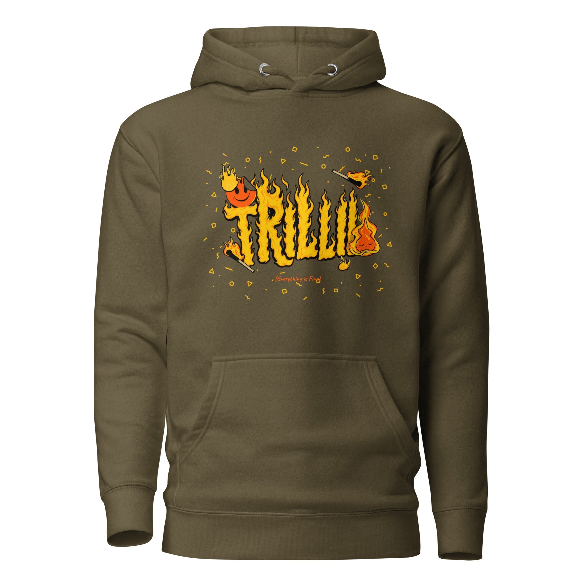 Everything is Fine (Unisex Hoodie) - Trillii