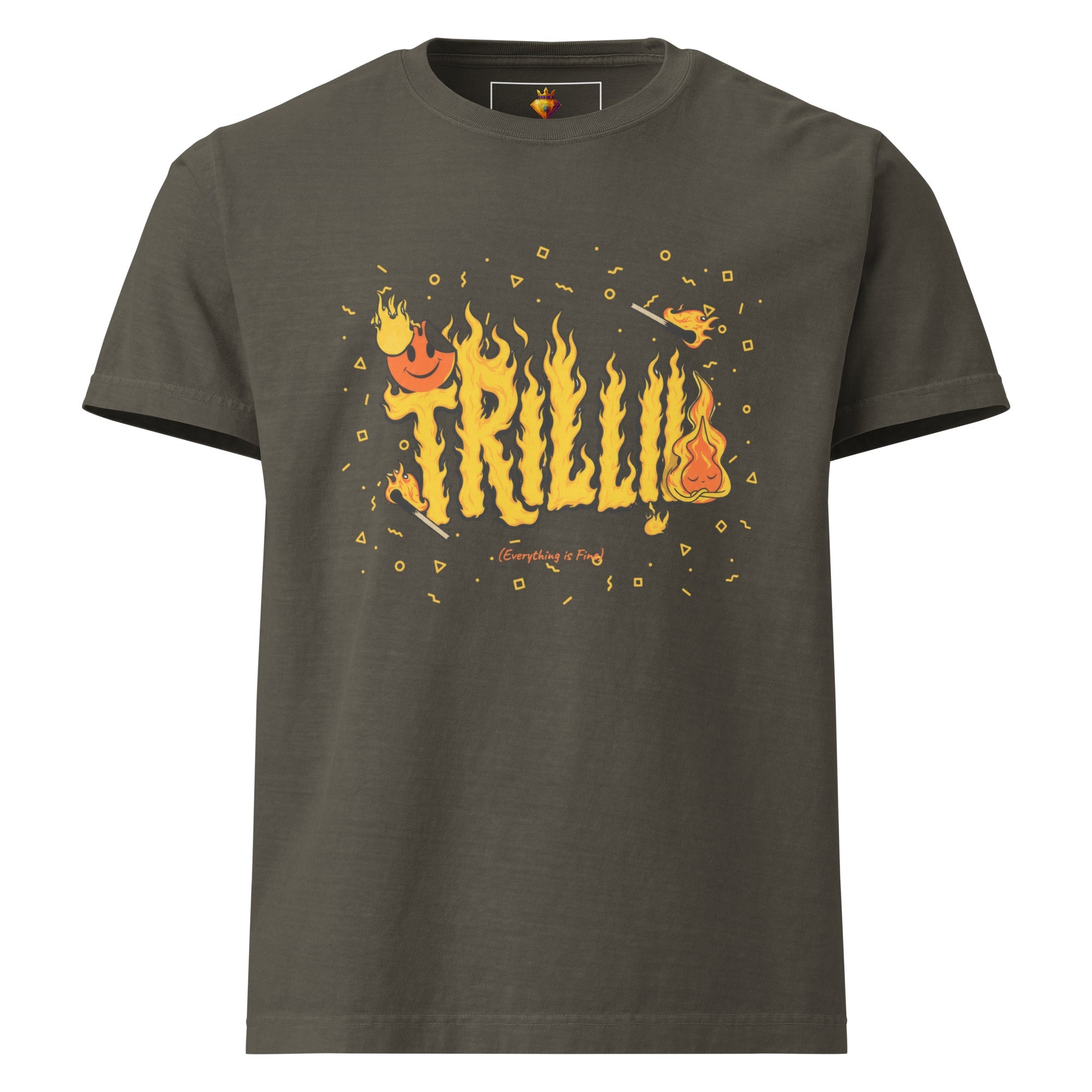 Everything is Fine (Unisex oversized T-shirt) - Trillii