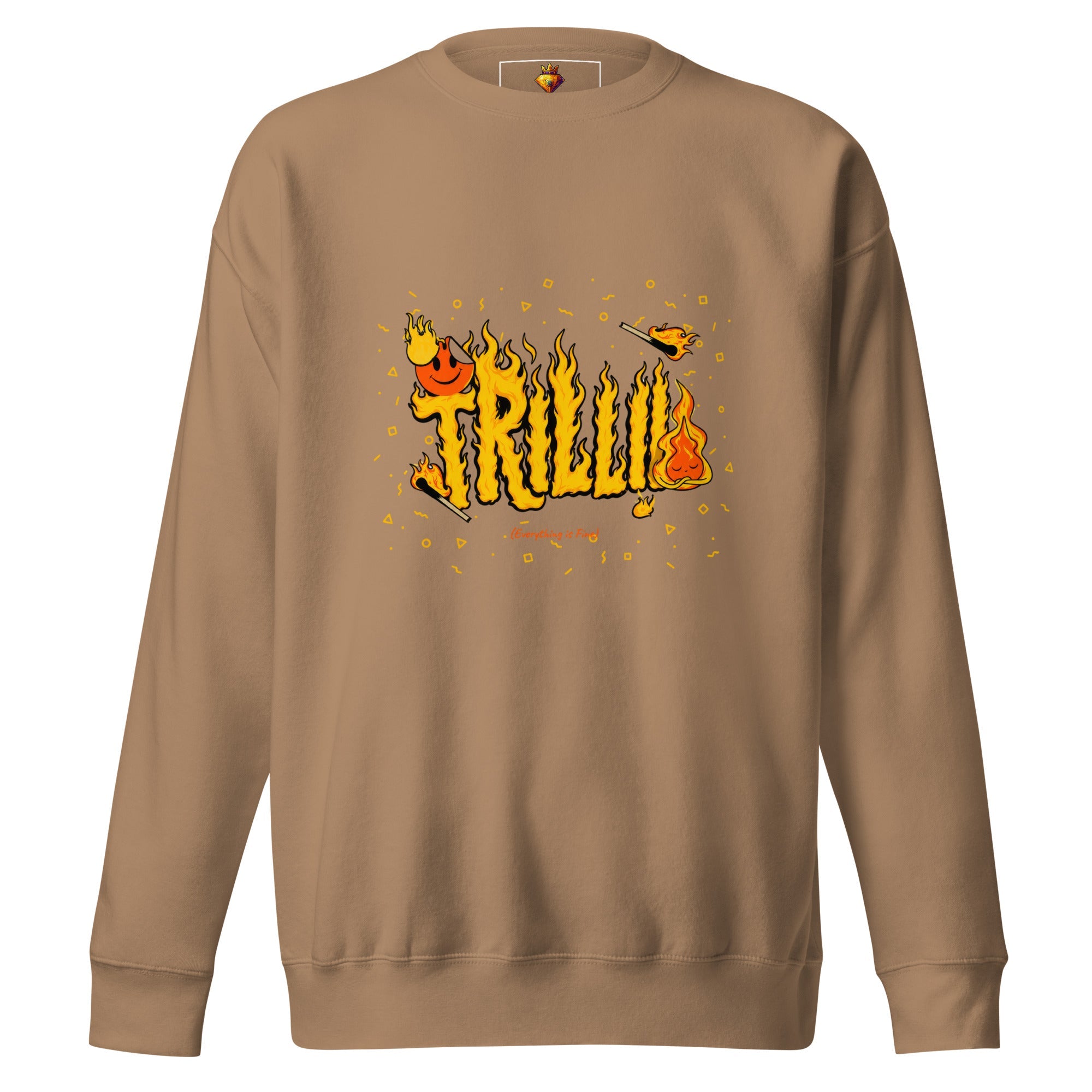 Everything is Fine (Unisex Premium Sweatshirt) - Trillii