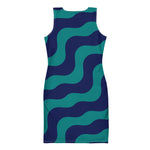 Feeling Blue (Bodycon Dress - FB0078) - Trillii