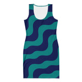 Feeling Blue (Bodycon Dress - FB0078) - Trillii