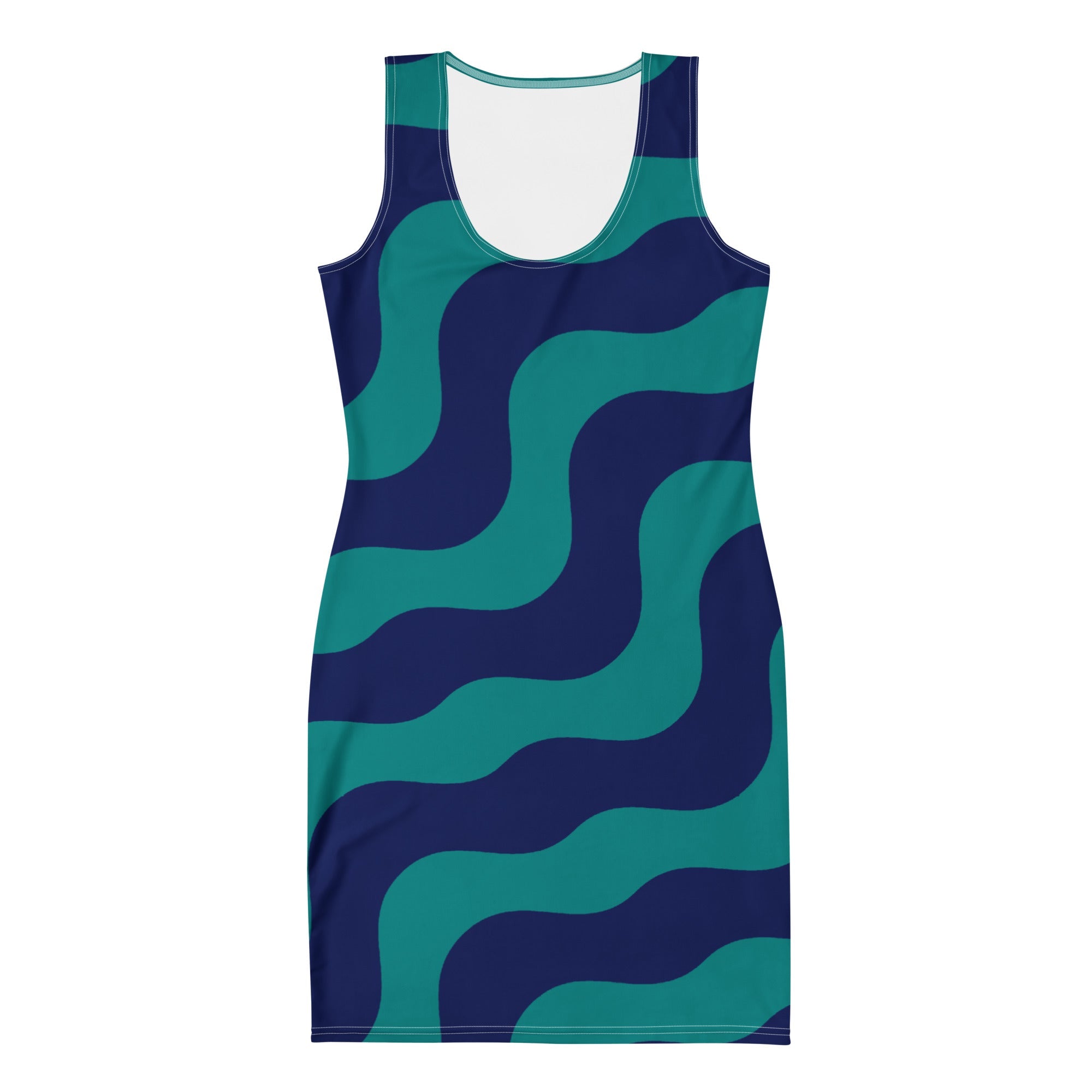 Feeling Blue (Bodycon Dress - FB0078) - Trillii
