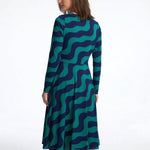 Feeling Blue (Midi Dress - FB0078) - Trillii