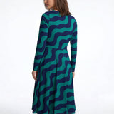 Feeling Blue (Midi Dress - FB0078) - Trillii