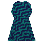 Feeling Blue (Midi Dress - FB0078) - Trillii