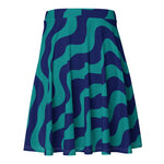 Feeling Blue (Skater Skirt - FB0078) - Trillii