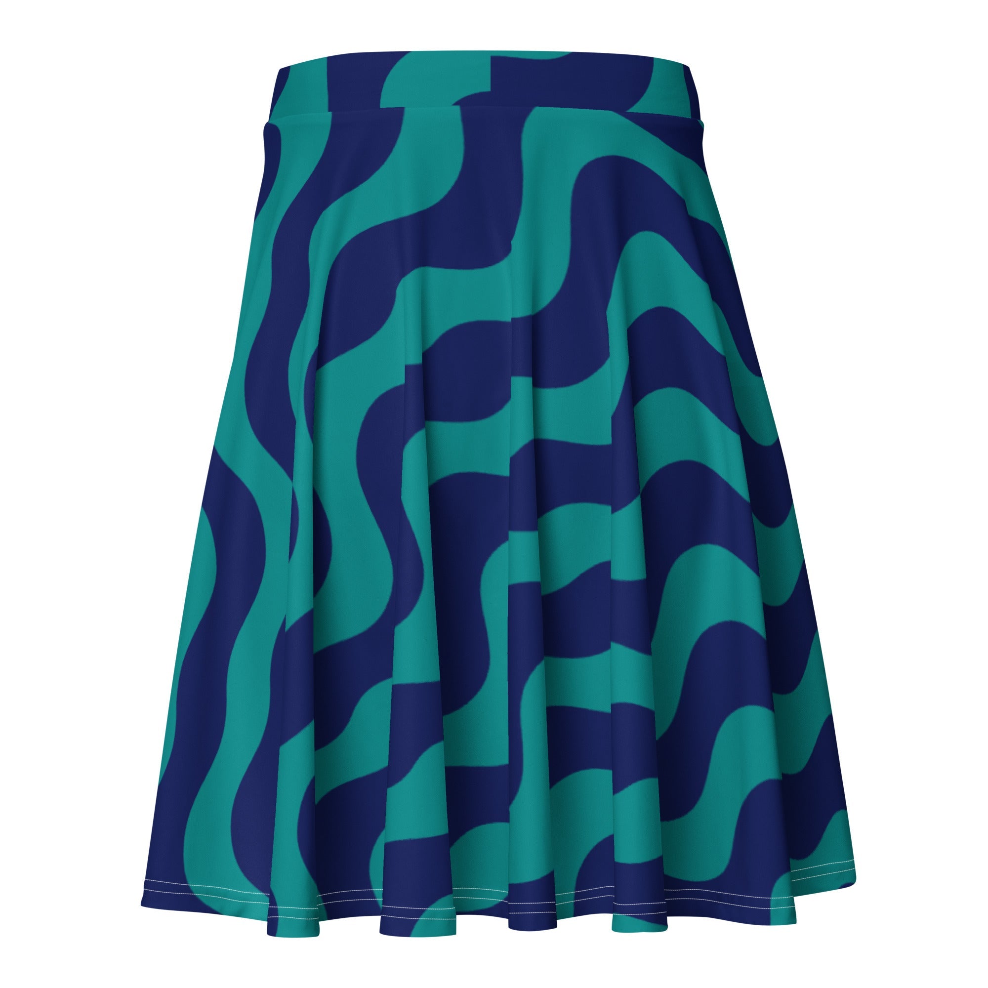 Feeling Blue (Skater Skirt - FB0078) - Trillii