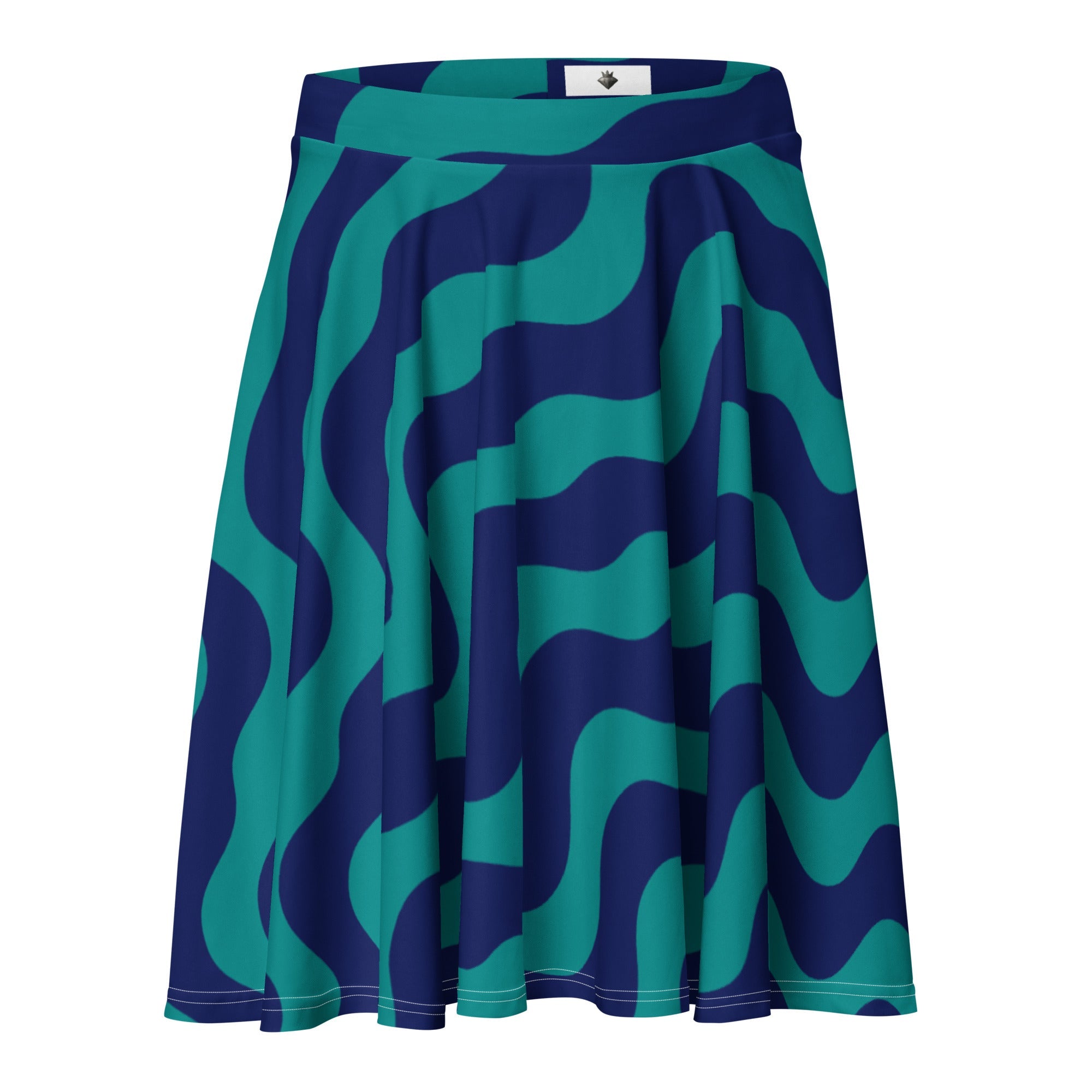 Feeling Blue (Skater Skirt - FB0078) - Trillii