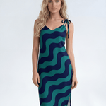 Feeling Blue (Slip Dress - FB0078) - Trillii