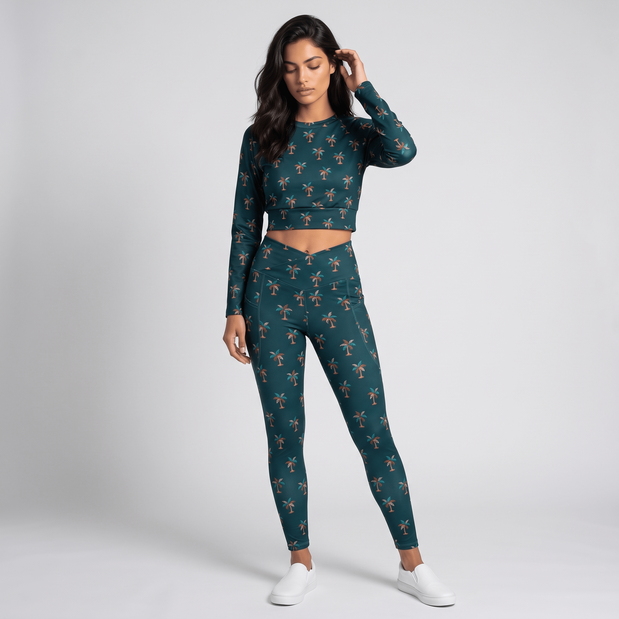 Florida (Crossover Leggings w/ Pockets - FB0068) - Trillii