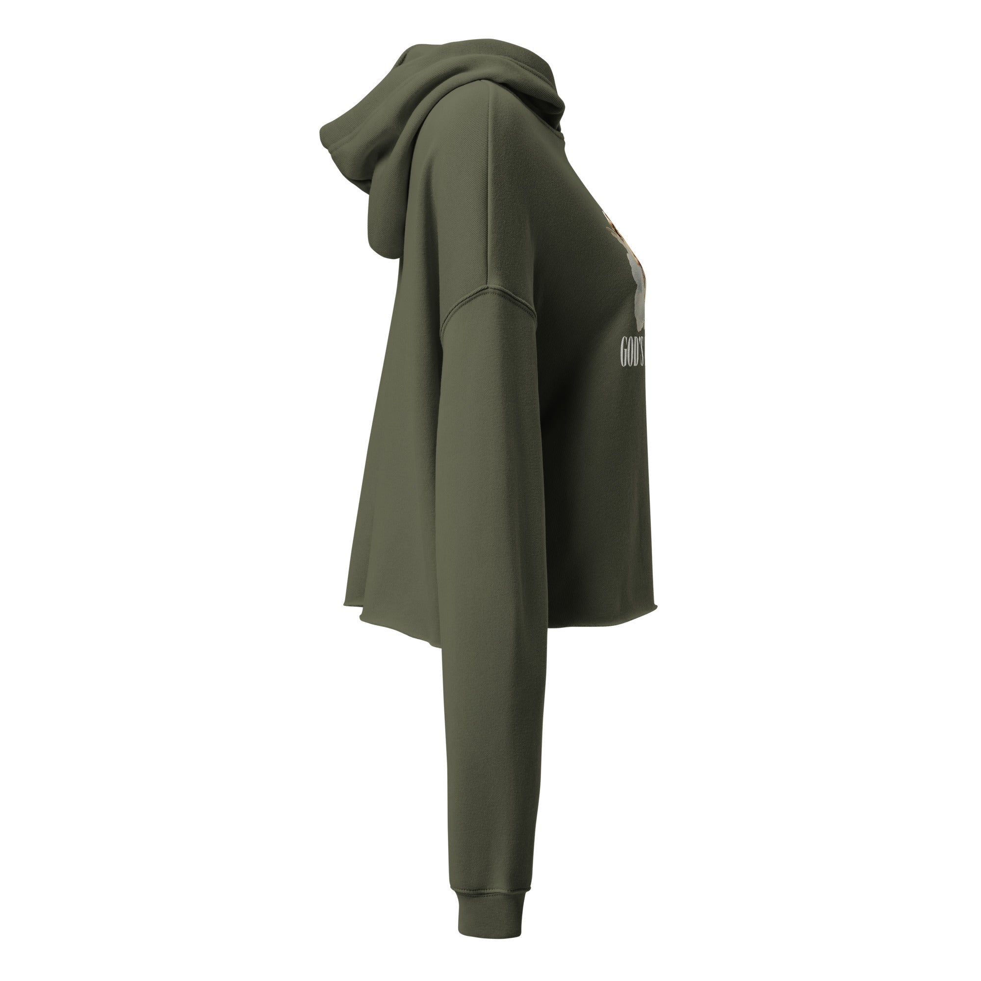 God's Favorite (Crop Hoodie) - Trillii
