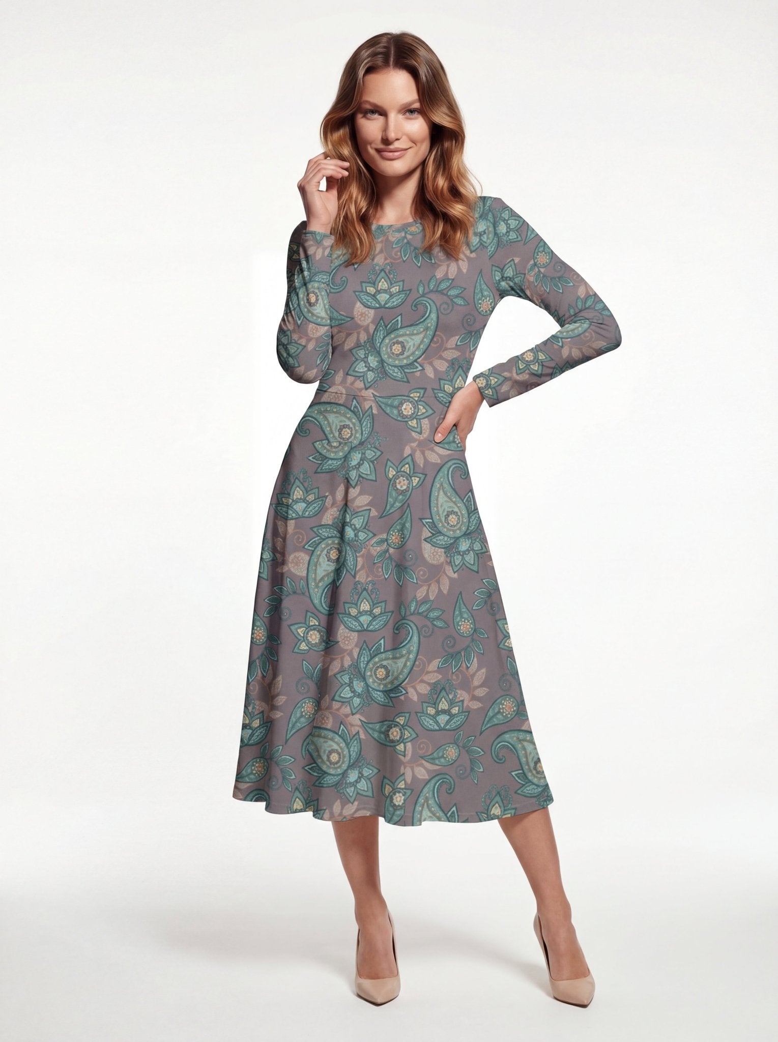 Imaginary (Midi Dress - FB0093) - Trillii