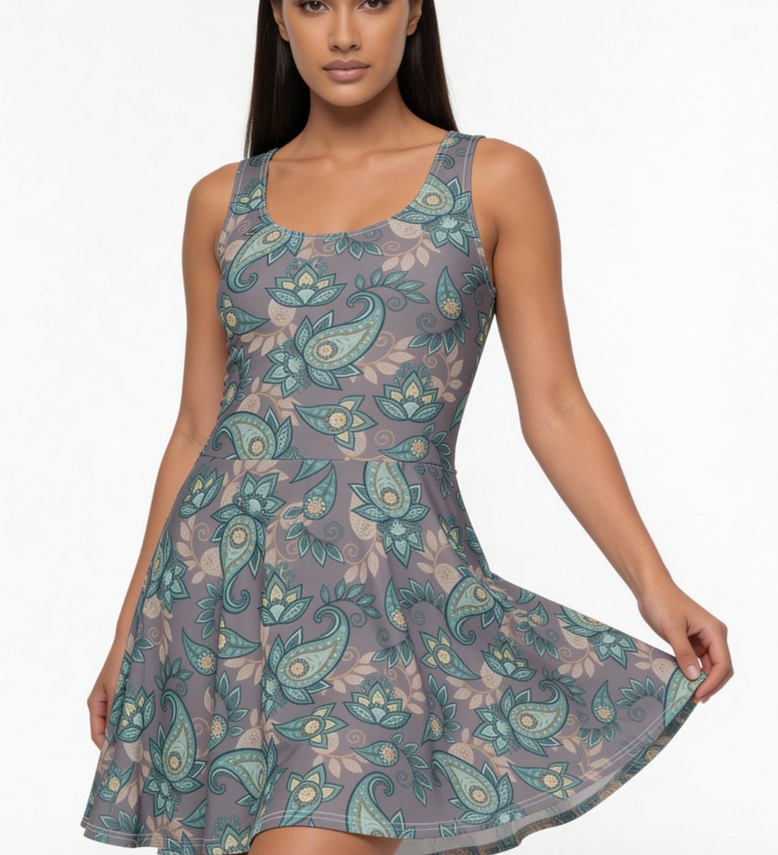 Imaginary (Skater Dress - FB0093) - Trillii