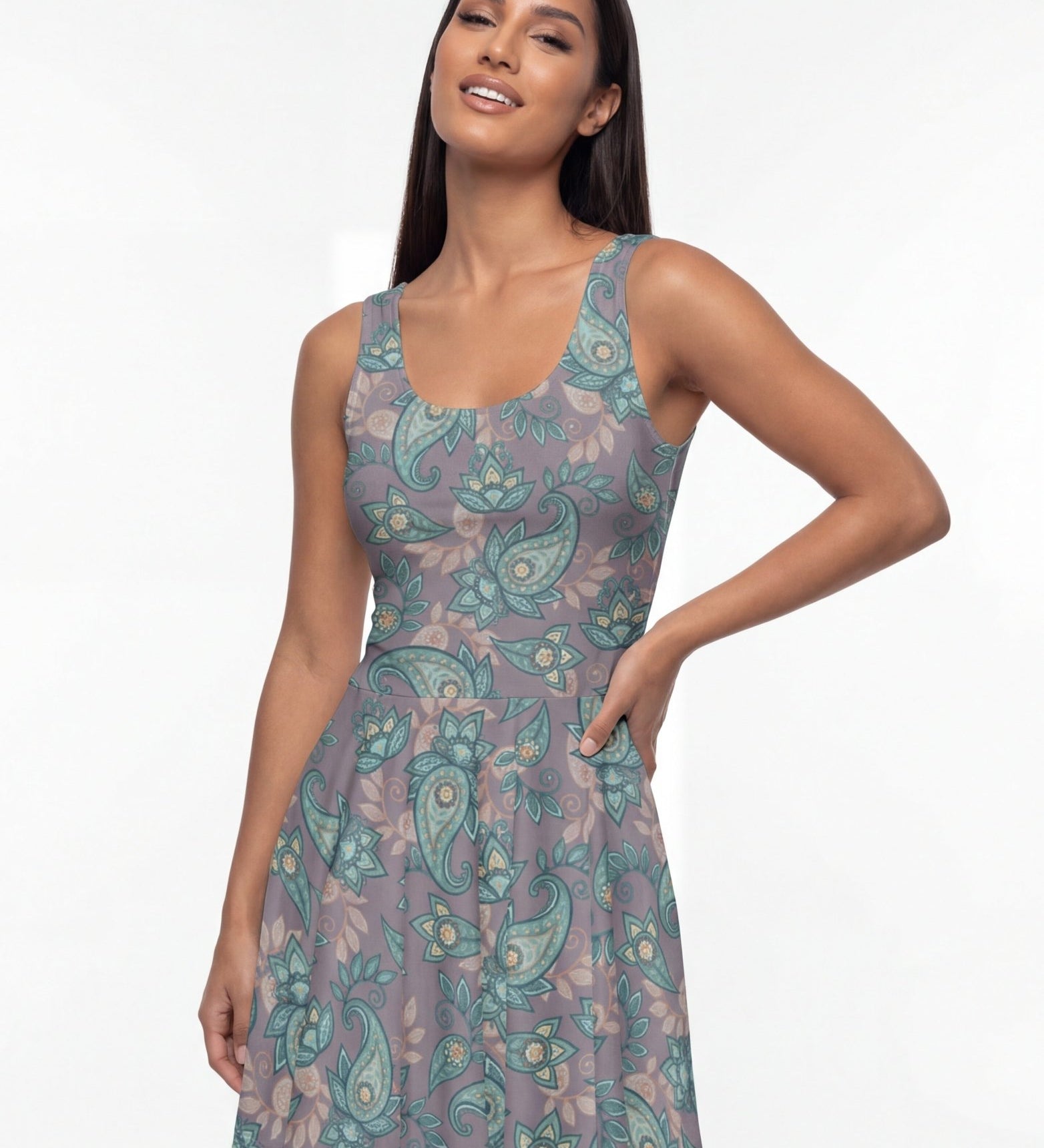 Imaginary (Skater Dress - FB0093) - Trillii