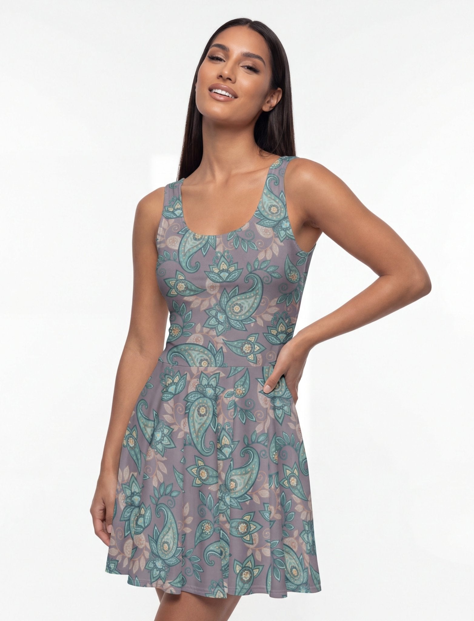 Imaginary (Skater Dress - FB0093) - Trillii