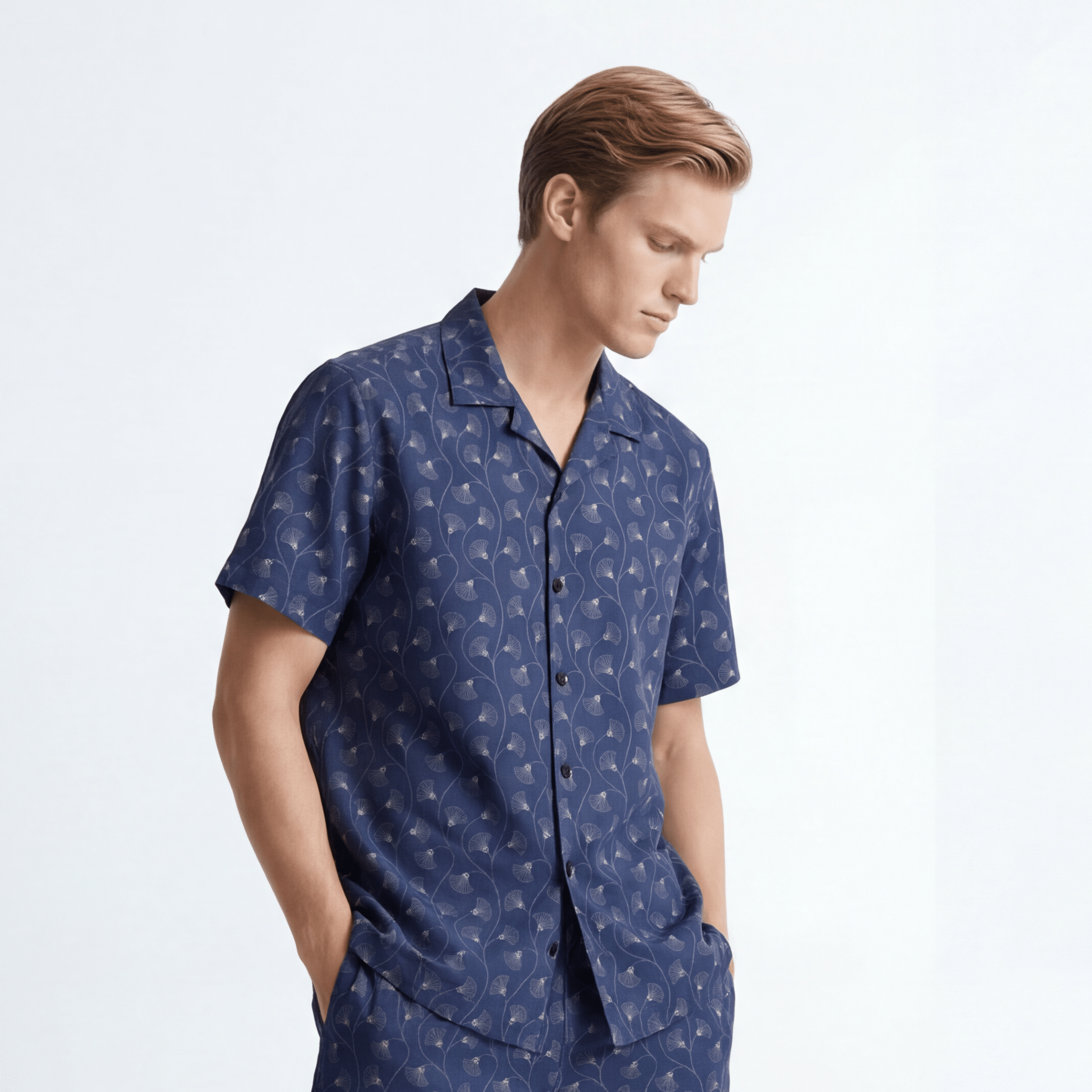 Imperial Bloom (Button Shirt - FB0069) - Trillii